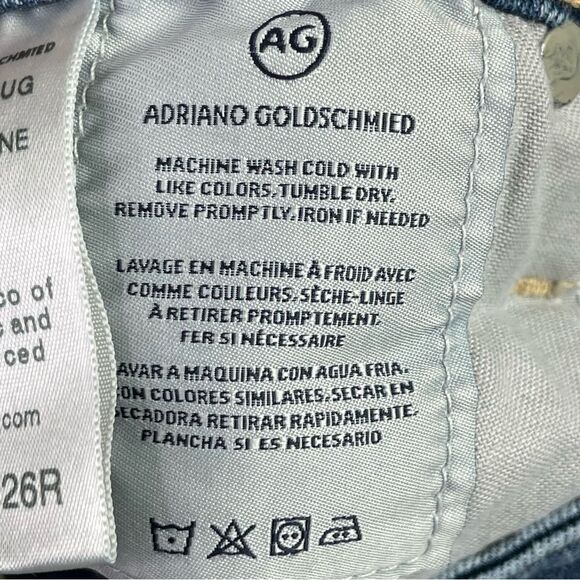 Ag Adriano Goldschmied Farrah Jeans Women’s 26 Blue Skinny Ankle High Rise Denim - Picture 8 of 13